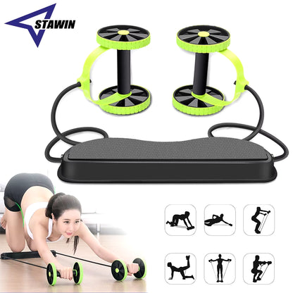 Ab Roller for Abs Workout Multifunctional Thicker Ab Roller Wheel Exercise Equipment Easy to Use Ab Roller Body Shaping for Gym