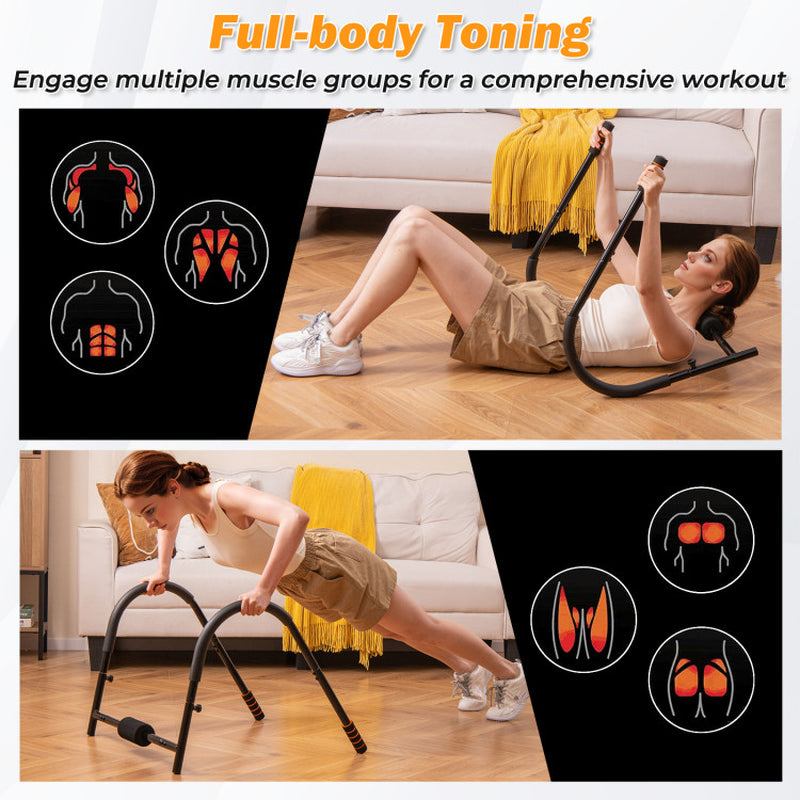 Fitness AB Trainer with Padded Head and Neck Support